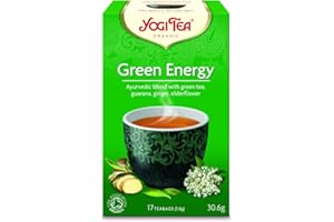 GROCERYCENTRE Yogi Tea Green Energy 17 Teabags (opakowanie 6, całkowita 102 herbaty)