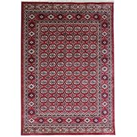 Rugs With Flair Persia Astara – tapispersan/Alfombra Tradicional – Comedor – Rojo, Polipropileno Yute, Rojo, 80X150