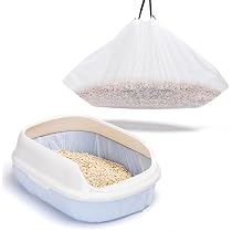 Sacchetti Per Lettiera Autopulente 8 Rotoli Sacchetti Lettiera Gatti - 160 Pezzi 45x50cm Con Laccetti Antiodore Sacchi Pattumiera 45x50cm - 3