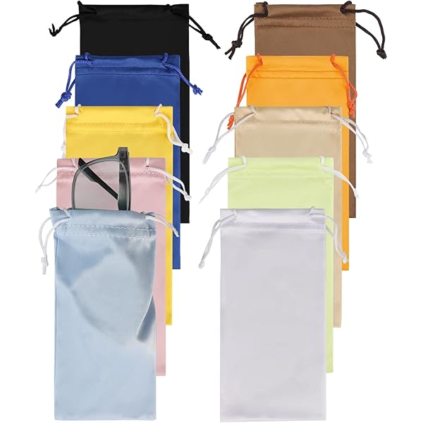 Lot De 10 Pochettes De Rangement Avec Cordon De Serrage Pour