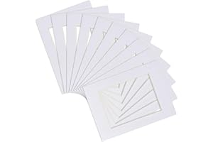 Nicola Spring Bildmontage Für 5 X 7 Frames - Fotogröße 4 X 6 - Weiß - Pack Von 10