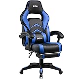 Amazon Brand - Umi Office Gaming Chair With Footrest Ergonomic Computer Desk Chair With High Back Lumbar Support 360 Degree S