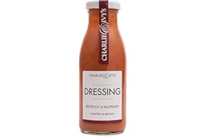 Charlie & Ivy's Beetroot & Raspberry Dressing 250ml - Crafted in Britain - Drizzle on as a salad dressing salads or use as a marinade