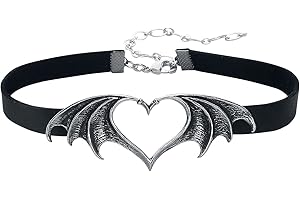 Alchemy Gothic Nocte Amor Femme Serre-cou noir/argent