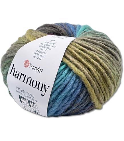 Katia Azteca Strickgarn (Stahlfarben, Cod. 7856) – 53% Wolle, 47% Acryl, 100 G/180 M, Für Nadeln 5–5,5 Mm
