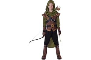 Spooktacular Creations Renaissance Robin Hood Deluxe Kinderkostüm Set für Halloween Anziehpartys,S