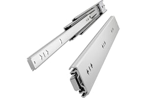 VADANIA Softclose Heavy Duty Drawer Rails Full Extension 750 mm, 78 kg Load Capacity, 3-Piece Full Extension, Side Mounting VK2053, 1 Pair