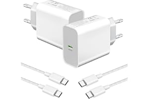 BRIGHTTODAYS 45W Cargador para Samsung Carga Rapida,2-Pack USB C Enchufe y Cable Cargador para Samsung Galaxy S24 Ultra/S25/S23 Plus/S24 FE/S22+/S21,Note 20,Tab S9/S8 S7,A55 A54 A34 A53 5G,Tipo C Adaptador Cabezal