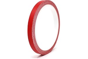 ‎FINEST FOLIA Finest Folia 10 Meter (0,79€/Meter) Matt Zierstreifen Auto Motorrad Boot Modellbau Basteln DIY Deko Dekorstreifen Seitenstreifen Klebestreifen (Rot Matt, 8mm Breite)