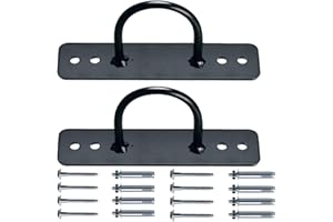 SUNMALL Wall/Ceiling Mount Anchor Bracket for Suspension Straps, Gymnastic Rings,Olympic Rings,Yoga Swing & Hammock,Battle Ropes,Body Weight Strength Training Systems&Boxing Equipment