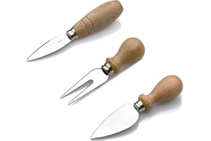 ZASEVES coltelli per formaggio grana forchetta per formaggio acciaio inox coltello inox coltellino acciaio kit per grana e gran formaggi prodotti italiani CREAZIONI i Colori nel Cuore