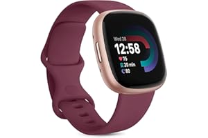 Demark Strap for Fitbit Versa 4/ Versa 3 Straps for Women Men/Fitbit Sense/Sense 2 Strap, Soft Sport Watch Strap Replacement Wristbands for Fitbit Versa 4/Versa 3/Fitbit Sense/Sense 2