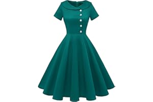 Wedtrend Sukienka koktajlowa, damska, rockabilly, odświętna, wieczorowa, krótka, vintage, w stylu lat 50. XX wieku
