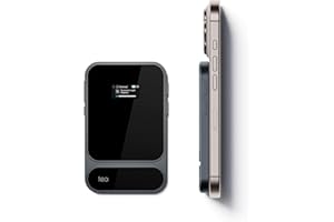 khadas Tea Pro – Amplificatore Cuffie Magnetico Portatile con DAC ES9039Q2M, Display 0,95", Batteria 2100mAh, Uscite 3,5mm & 4,4mm, 768kHz/32bit, BT5.4 Hi-Res per Casa e Viaggio