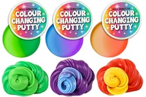 D.A.Y. REPUBLIC Colour Changing Slime Putty, 1, Pack, Random Colour, Fun Novelty, Magical, Heat Sensitive, Stress Relief, Great for Children and Adults