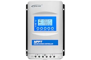 EPEVER MPPT Regolatore di carica solare 40A, 12/24/36/48V, per auto, XTRA4415N, pannello solare Max PV 150 V, regolatore di temperatura comune, LED & LCD (MPPT 40A, PV 150 V)