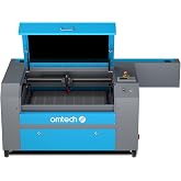 OMTech 100W CO2 Laser Engraving Machine 500x700mm with Auto Focus, Digital Control Panel, Air Assistance Laser Engraver for W