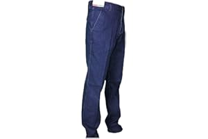 Mastino - Jeans Uomo Invernale Imbottito Classico Elegante Caldo Foderato in Pile Pantalone 46-60 Tasca America Tasca Dritta