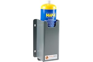 AmberQuip Mapp Gas Propane Cylinder Bottle Holder. Ideal for Van Storage & Workshop. Grey