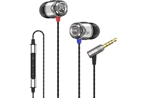 SoundMAGIC E10C słuchawki douszne z mikrofonem przewodowe słuchawki stereofoniczne z izolacją akustyczną słuchawki douszne w uszach mocny bas bez zderzaków przewód Gunmetal