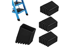 Stegfötter, 4 stycken gummifötter för stege, 20 x 30 mm stegfötter halkfria