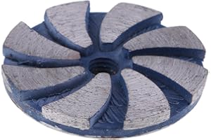 TOPHOMER 1 pieza 56 mm diamante muela de amoladora, azul y amarillo, disco abrasivo de diamante para mármol, hormigón, mampostería, granito