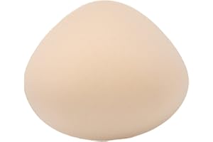 Jiawu Forma de Mama, Prótesis de Mama de Mastectomía de Algodón, Mangas de Bolsillos de Protección de Mama, Teta de Ventilación Transpirable, Sujetador de Inserción de Mama