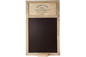 CAROUSEL HOME General Store Blackboard, Vintage Farmers Market Style Memo Board - 50cm x 34cm