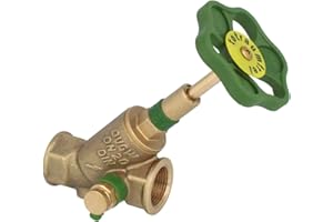 tecuro Schrägsitzventil KFR-Ventil 1/2 Zoll Trinkwasser DVGW zugelassen Entleerung langlebig und wartungsfrei