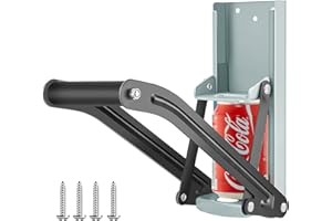 Ledeak Trituradora de Latas, Prensa de Latas Montada en Pared, Aplastador de Latas de Cervezas con Abridor de Botellas Herramienta para Reciclar Latas de Aluminio (16 Onzas de Hasta 500 ml)