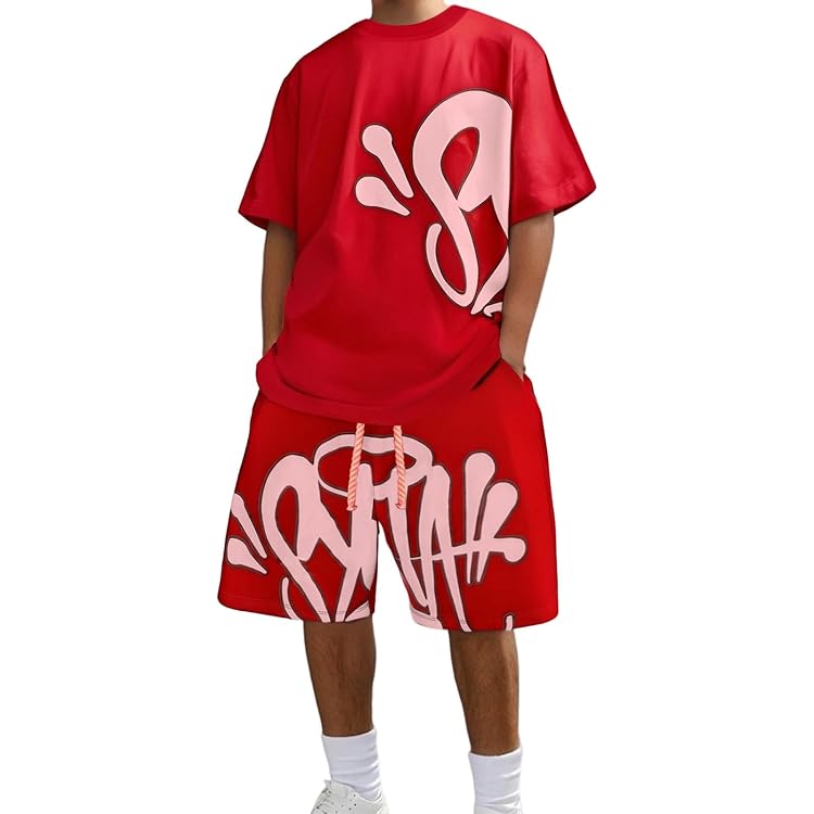Jogginganzug Für Kinder – 2-teilig, Unisex, Mit Blumenprint, Aus Baumwolle-Polyester, Lässiger Streetstyle
