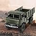 Produktbild OOFAY B-24 RC Ferngesteuerter Geländewagen 4-WD GAZ Klettern Militär LKW High Speed Buggy Metall Shell Mit LED-Licht,Green