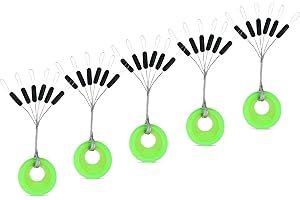 ‎AMZFISHING AMZfishing Rubber stopper oval or round in 3 sizes, float stopper, fishing stopper, line stopper, silicone stopper