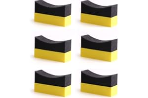 BURAN Lot de 6 tampons applicateurs de contour de pneu brillants et brillants