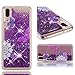 Produktbild Huawei P20 Glitzer Hülle, Roreikes Luxus Flüssig Bewegende Treibsand Schutzhülle Fließend Flüssigkeit Funkeln Glitter Quicksand Tasche Clear Transparent Silikon Weich TPU Stoßdämpfung Kristall Bumper Smartphone Cover Mode Bling Cute Original Handyhülle für Huawei P20 Durchsichtig Case 5.8 Zoll
