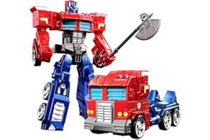 KSOPSDEY Trans-formers Toys，Optimus Prim-e Action Figuras, Coche de Juguete Optimus Prim-e,Modelo De Juguetes Personajes De Anime,para Niños, Adultos, Fanáticos del Anime