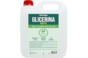 PLANTAWA Glicerina Vegetale Liquida 2L | Pura 99,5% | Idratante Naturale per Pelle e Capelli | Per Saponi, Creme, Cosmetici Fai da Te, Fiori Stabilizzati | Vegana e Multiuso