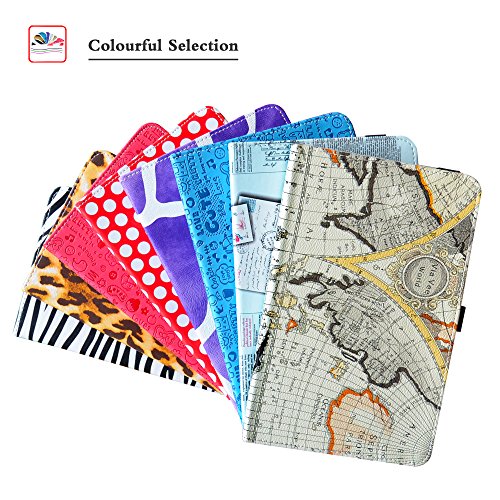 GALAXY TAB A 10.1 Drehbares hülle,Mama Mouth 360°ROTATION Drehbares Standfunktion hülle mit Schöne Muster für 10.1″ SAMSUNG GALAXY TAB A 10.1 T580N T585N Android Tablet,Rot - 7