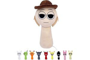 HYDTQCL Sprunki Peluche, 25 cm Peluche Sprunki, Sprunki Wenda Peluche, Mejor Regalo para Niños y Fanáticos (H)