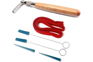 Alnicov 6-teiliges Klavier-Stimmdämpfer-Set, Stimmhammer-Hebel, Stimmkopf- und Stummschaltungs-Set, Klavier-Stimmwerkzeug