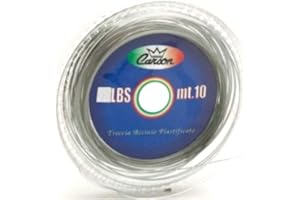 GLOBE FISHING filo termosaldante acciaio plastificato cavetto terminali luccio serra pesca traina mare