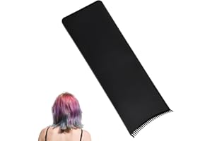 PENITUE Balayage Highlighting Board with Teeth, Hair Coloring Palette Reusable Foiling Board Professional Hair Dye Tools for Stylists Salon DIY (Black)
