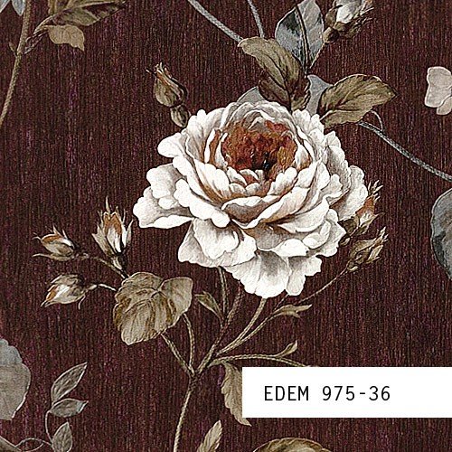 Tapeten MUSTER EDEM 975-Serie | Vliestapete Rosen vintage Barock Blumen, 975-XX:S-975-34 - 4
