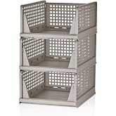 Mithra Life 3 Katlı Kayar Raf Organizer Dolap İ&ccedil;i Kıyafet Aksesuar D&uuml;zenleyici Bej 45x35 cm MIT1259
