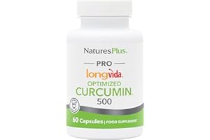 NATURE'S PLUS NaturesPlus PRO Optimized Curcumin Longvida 500 mg Capsules - Superior Absorption Turmeric Extract Supplement - One a Day, Vegan, Gluten Free - 60 Capsules