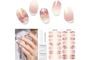 ‎DUKASOU Nail Foil UV Hardening – Pack of 28 Nail Stickers UV Gel Nail Foils Self-Adhesive Nail Stickers Nail Polish Strips Gel Nail Stickers in Salon Quality Art Stickers DIY for Women Girls
