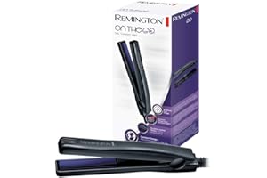 ‎REMINGTON Remington Glätteisen - On The Go (schmaler Mini-Haarglätter im handlichen Design, 15cm, keramikbeschichtete Stylingplatten, ideal für unterwegs) Temperatureinstellung von 200°C, S2880 | 1er Pack