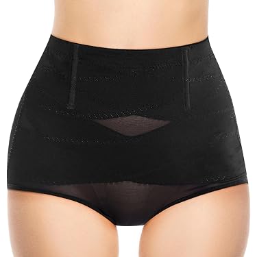 Culotte Gainante Ventre Plat - Taille Haute - 4 Baleines Acier - Invisible Sous Vêtements