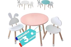 KYWAI® Table Enfant avec Chaise Enfant de qualité et épaisse - Table et chaise enfant - Bureau Enfant Garcon - Table Chaise Enfant - Ensembles de Tables et Chaises Pour Enfants - Meuble Chambre Enfant