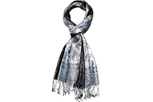 Lorenzo Cana Sciarpa da uomo in 100% seta, 70 cm x 190 cm, motivo cachemire, 780521133